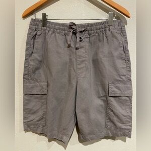 M&S Men's Gray Cargo Shorts